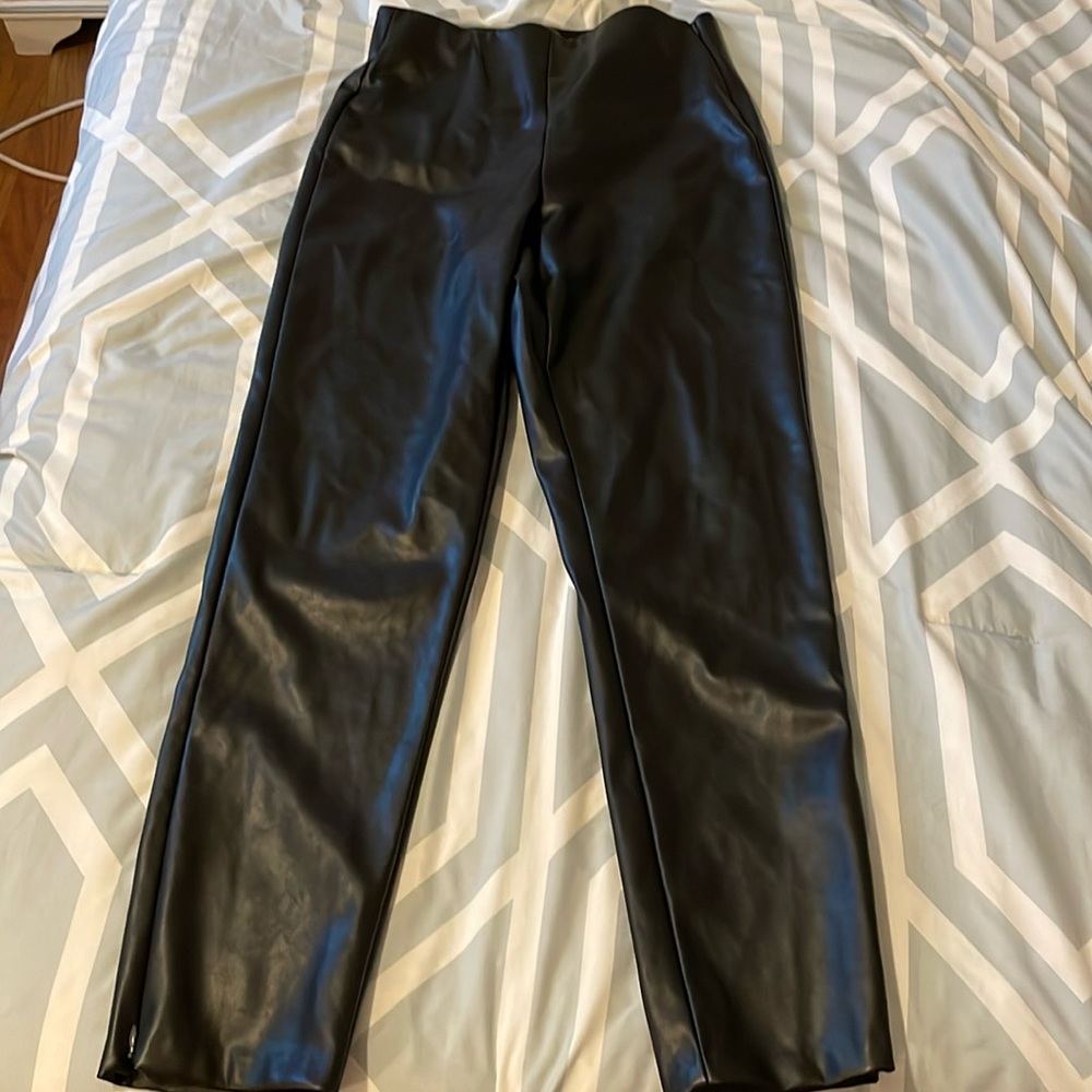 Black Leather Pants